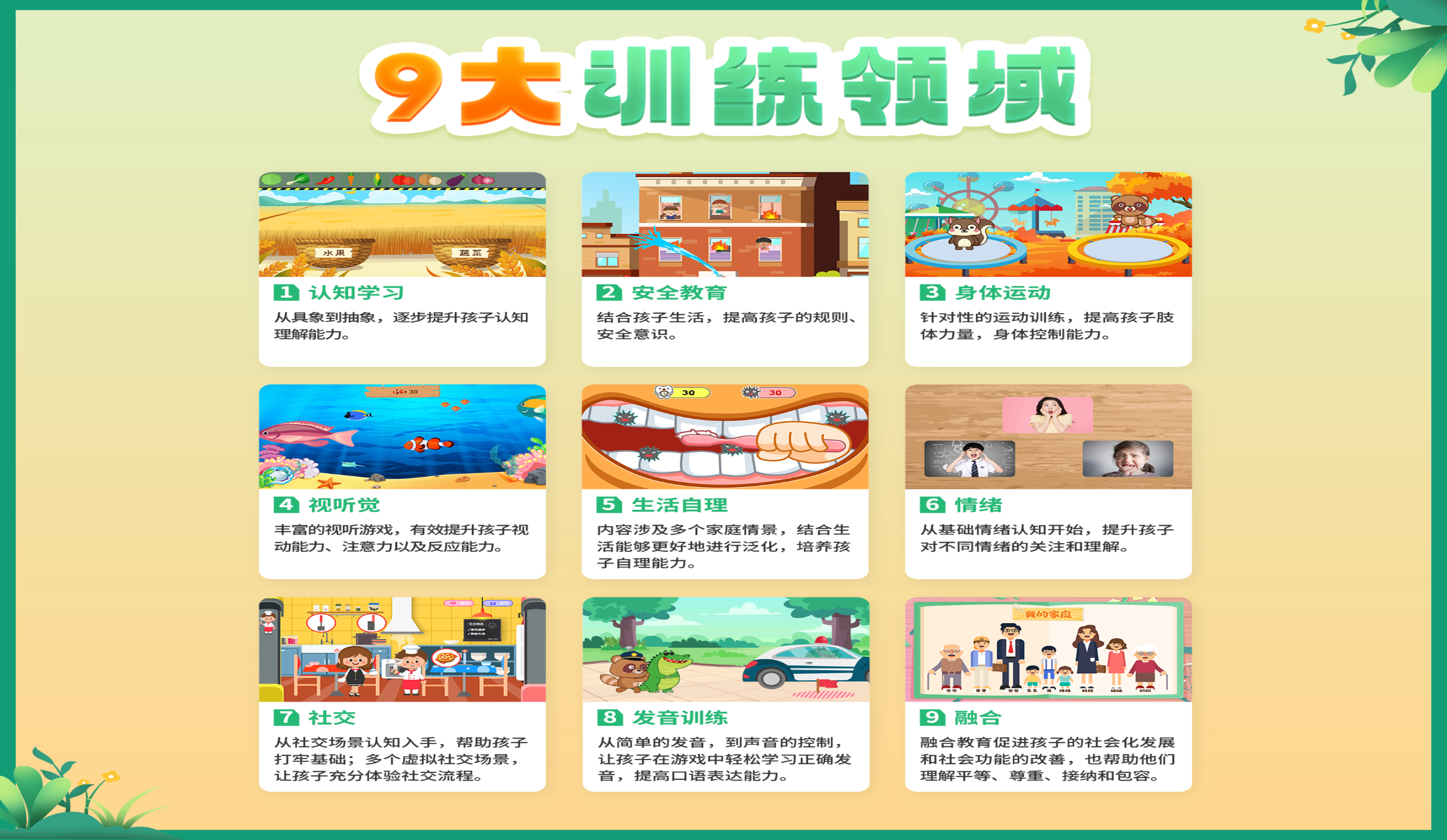 自闭症生活适应情景康复仪