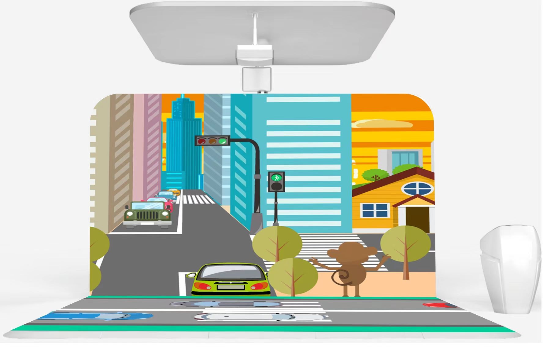 儿童多媒体互动康复训练系统（墙地双互动）