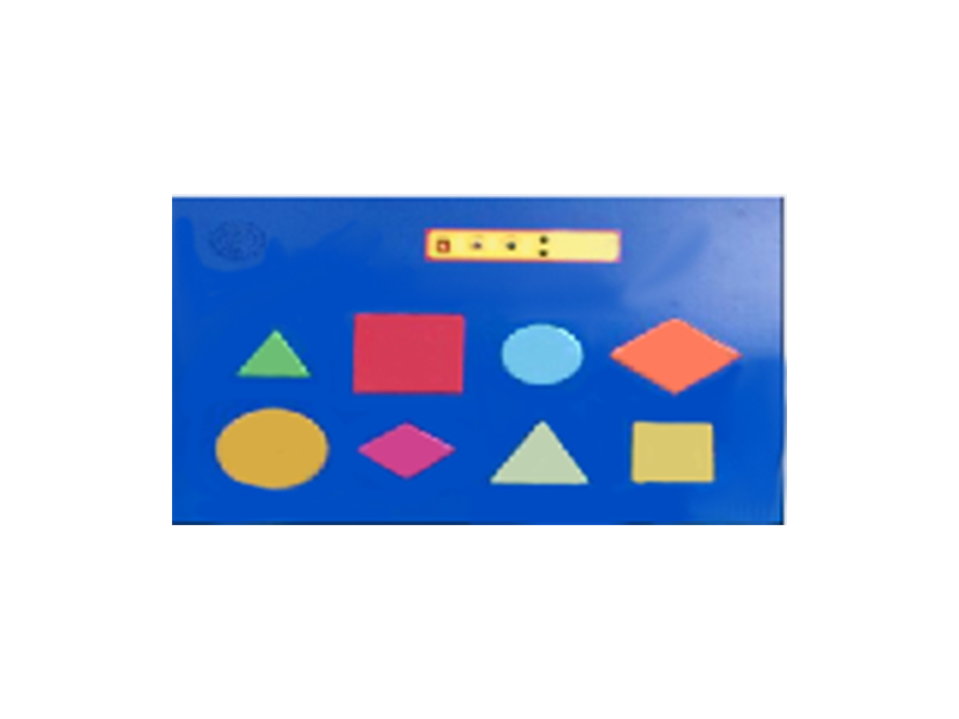 8式形状颜色事物配对声音游戏板